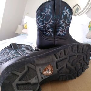 Ariat Shoes - Ariat Fatbaby boots blue and black size 8.5 Ariat Shoes - Ariat Fatbaby boots blue and black size 8.5